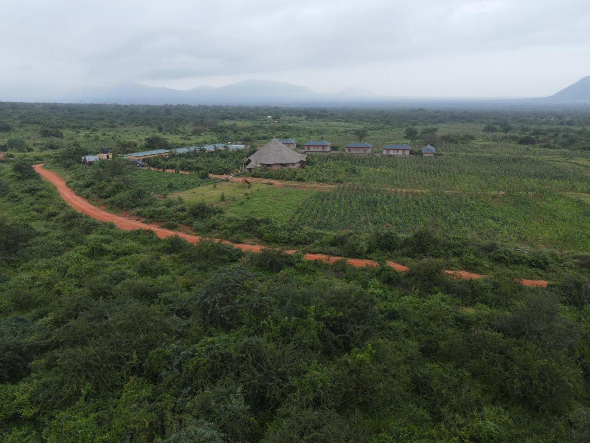 Tausa Tsavo Eco Lodge Voi Exterior foto